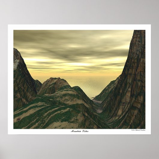 Mountain Vistas Poster (Voorkant)