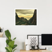 Mountain Vistas Poster (Thuiskantoor)