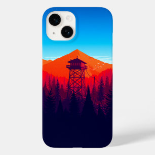 Mountain Watchtower Schilderachtig telefoonhoesje Case-Mate iPhone 14 Hoesje
