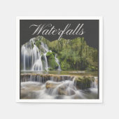 Mountain Waterfalls Travel Servet (Voorkant)