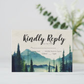 Mountain Wedding RSVP (Staand voorkant)