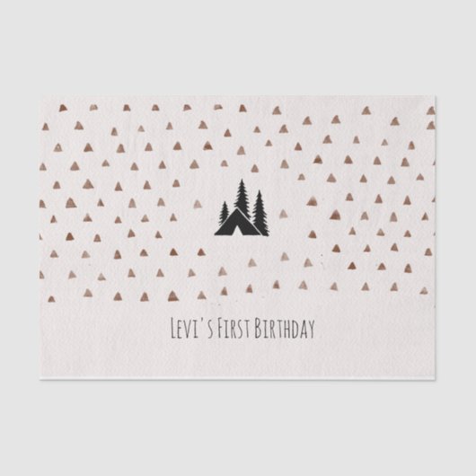 Mountain Wild One-weefselpapier Tissuepapier (Voorkant)