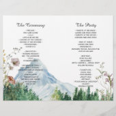 Mountain Wildflower | Gevouwen weddenschappen (Achterkant)