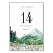 Mountain Wildflower | Kaart tabelnummer (Voorkant)