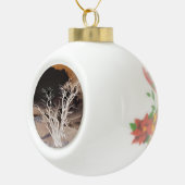 MOUNTAIN WINTER KERAMISCHE BAL ORNAMENT (Rechts)