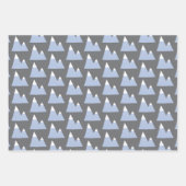 Mountain Wrapping Paper Flat Sheet Set van 3 (Voorkant)