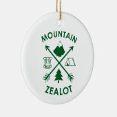 Mountain Zealot Keramisch Ornament (Rechts)