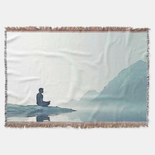 Mountain Zen Vreedzame Meditatie Ontwerp Deken