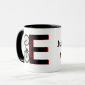 Mountainbike, afdaling, fiets mok (Voorkant links)