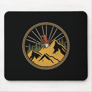 Mountainbike Avonturen Trail Mtb Wielrenner Retro Muismat