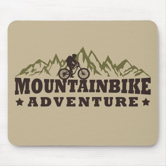 Mountainbike avontuur muismat (Voorkant)