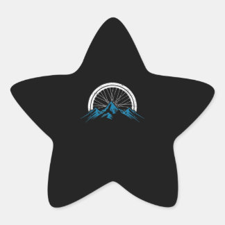 mountainbike Dirt Bike MTB Ster Sticker