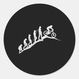 Mountainbike Downhill Evolutie Mtb Fietssport Grap Ronde Sticker