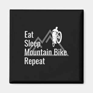 Mountainbike Grafisch Mountainbike-liefhebber Magneet