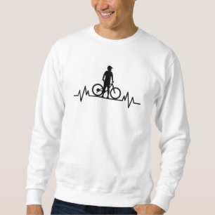 Mountainbike Heartbeat Mountain Bike Cycling Gift Trui