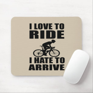 Mountainbike Humor - Wielerquote - Grappige Fiets Muismat