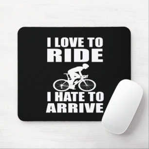 Mountainbike Humor - Wielerquote - Grappige Fiets Muismat