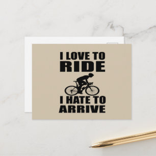 Mountainbike Humor - Wielren Quote - Grappige Fiet Briefkaart