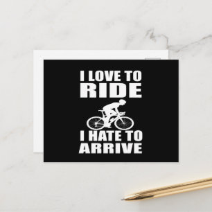 Mountainbike Humor - Wielren Quote - Grappige Fiet Briefkaart