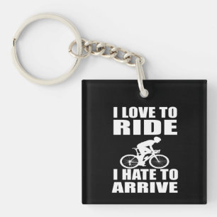 Mountainbike Humor - Wielren Quote - Grappige Fiet Sleutelhanger
