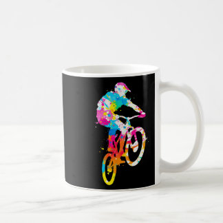 Mountainbike Kleurrijke Downhill Biker Jongens Man Koffiemok