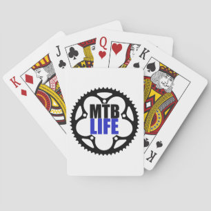 Mountainbike Leven Speelkaarten