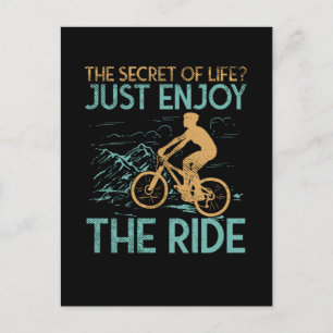 Mountainbike Mountainbiker Briefkaart