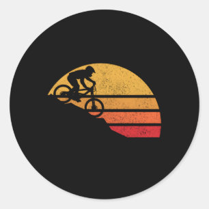 mountainbike Mtb Downhill Biking Biker Ronde Sticker