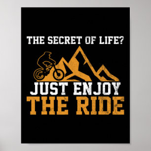 Mountainbike - Mtb Downhill Fietsen Fietser Cadeau Poster