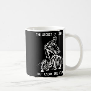 Mountainbike Mtb Downhill Fietsen Fietser Het Gehe Koffiemok