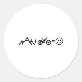 Mountainbike Mtb Downhill Freeride Mountainbiker Ronde Sticker