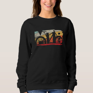 Mountainbike MTB Natuur Bergen Retro Wave Vint Trui