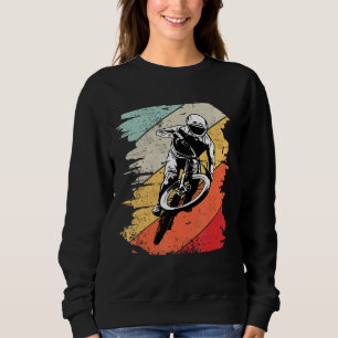 Mountainbike MTB Natuur Bergen Retro Wave Vint Trui