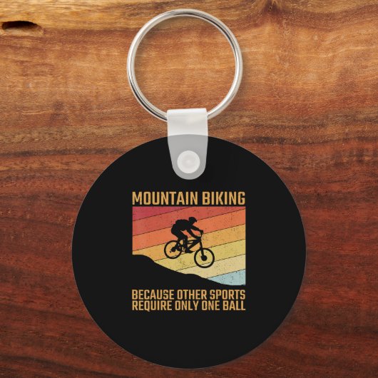 mountainbike mtb offroad sleutelhanger (Voorkant)