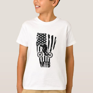Mountainbike MTB-rijder T-shirt