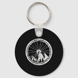 Mountainbike Mtb-wiel Fietsen Wielrennen Fietser Sleutelhanger