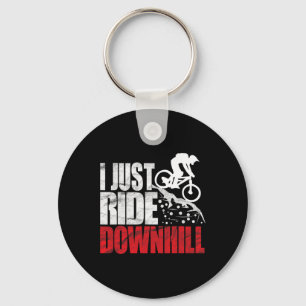 Mountainbike ontwerp voor MTB downhill fietsen Sleutelhanger
