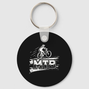Mountainbike Papa Mountainbiken Grappig Fietsen Sleutelhanger