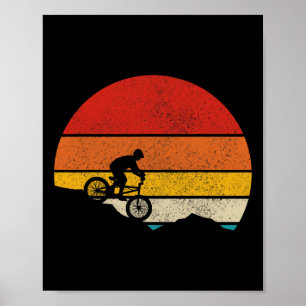 Mountainbike Vintage Retro Downhill Fietsen Mtb Fi Poster