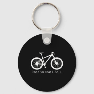 Mountainbike Wielrennen Mtb Fiets Grappig Sleutelhanger