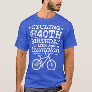 Mountainbiken 40e Verjaardag Mannen MTB T-shirt