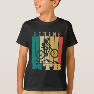 Mountainbiken Het wordt nooit makkelijker bergafwa T-shirt
