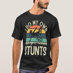 Mountainbiken Ik Doe Mijn Eigen Stunts Jeugd Kinde T-shirt