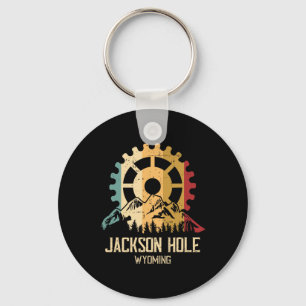 Mountainbiken Jackson Hole Wyoming  Sleutelhanger
