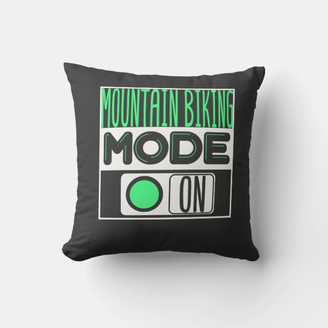 Mountainbiken Kussen (Voorkant)