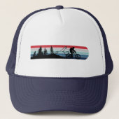 Mountainbiken mtbdesign trucker pet (Voorkant)