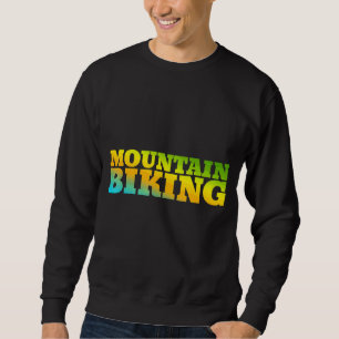 Mountainbiken ontworpen met Natuur kleuren Trui