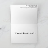 Mountainbiken Santa Christmas Kaart (Binnen)