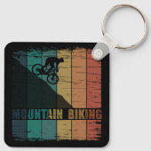 Mountainbiken  sleutelhanger (Achterkant)