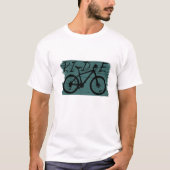 Mountainbiken  t-shirt (Voorkant)